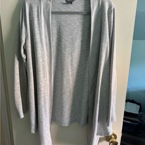 Eddie Bauer Gray Cardigan Sweater